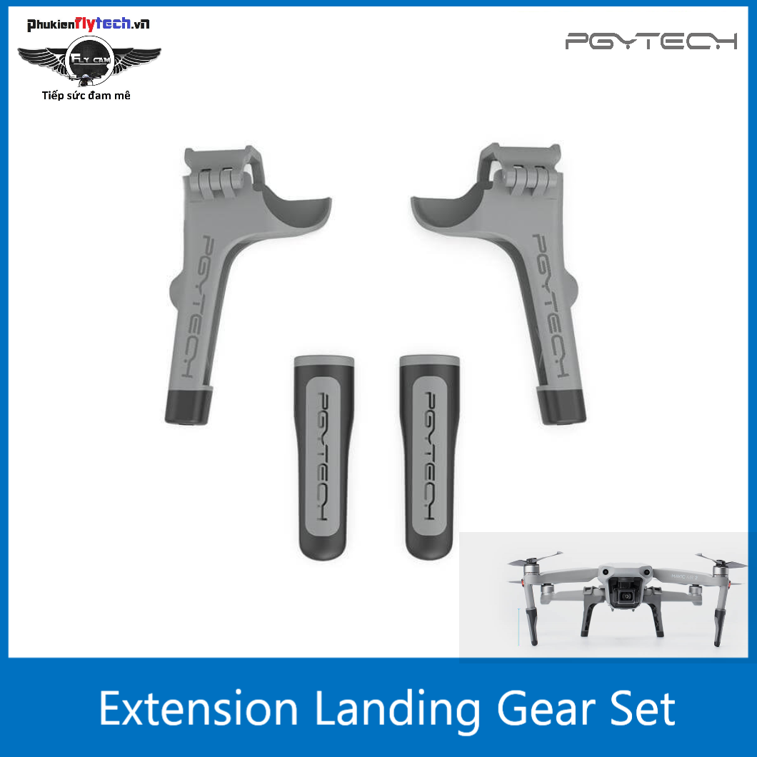 Bộ chân đôn Mavic Air 2 – Mavic Air 2 extension landing gears - Hàng chính hãng PGYtech - Bảo vệ, nâng cao máy - Chất liệu cao cấp