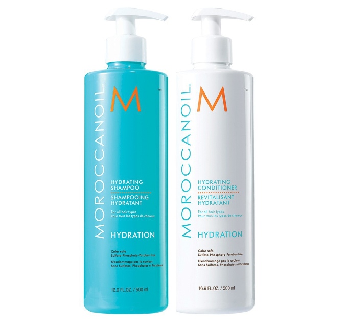 Set Dầu Gội Xả Moroccanoil Hydrating and Conditioner 500ML, Dầu Gội Xả Moroccanoil Hydrating Dưỡng Ẩm Cho Tóc, phục hồi tóc hư tổn
