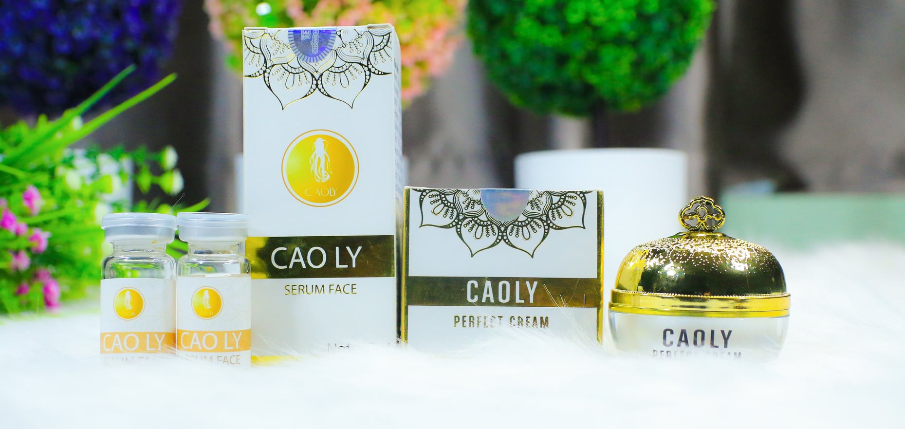 [CHÍNH HÃNG ] BỘ NÁM CAO LY 1 serum + 1 kem bôi cao ly mờ nám tan nhang cao cấp