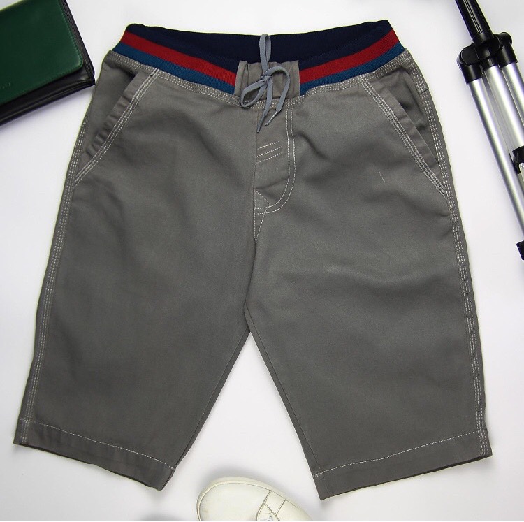 Quần sọt nam kaki lưng thun ht91