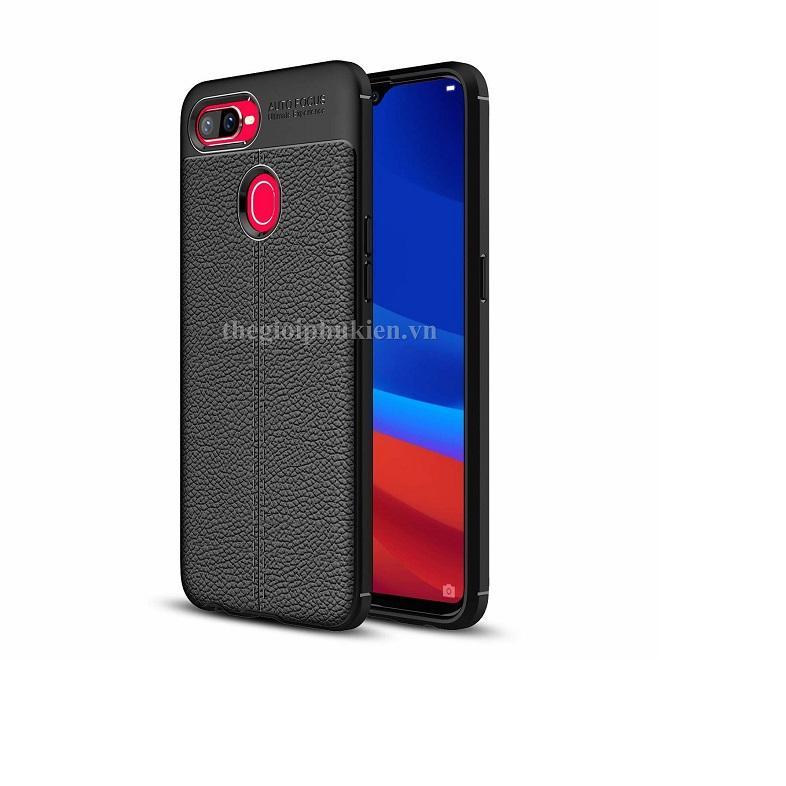 Ốp lưng OPPO A5s dẻo đen thời trang AutoFocus