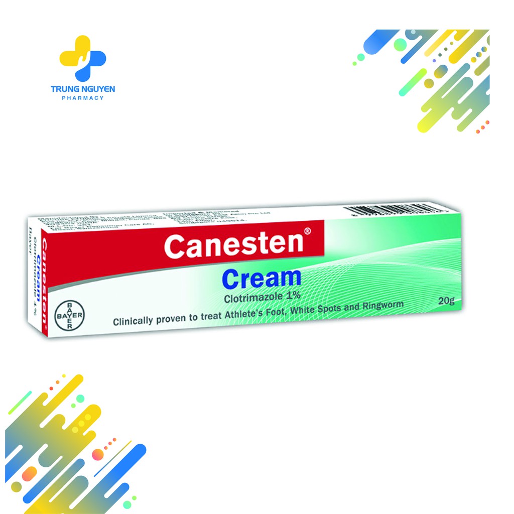 Kem bôi hỗ trợ giảm nấm canesten 20g