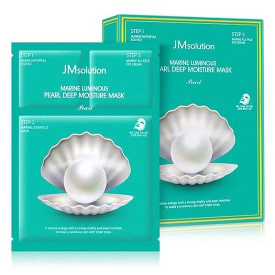 Mặt Nạ JMsolution Dưỡng Ẩm, Sáng Da Từ Ngọc Trai Marine Luminous Pearl Deep Moisture Mask