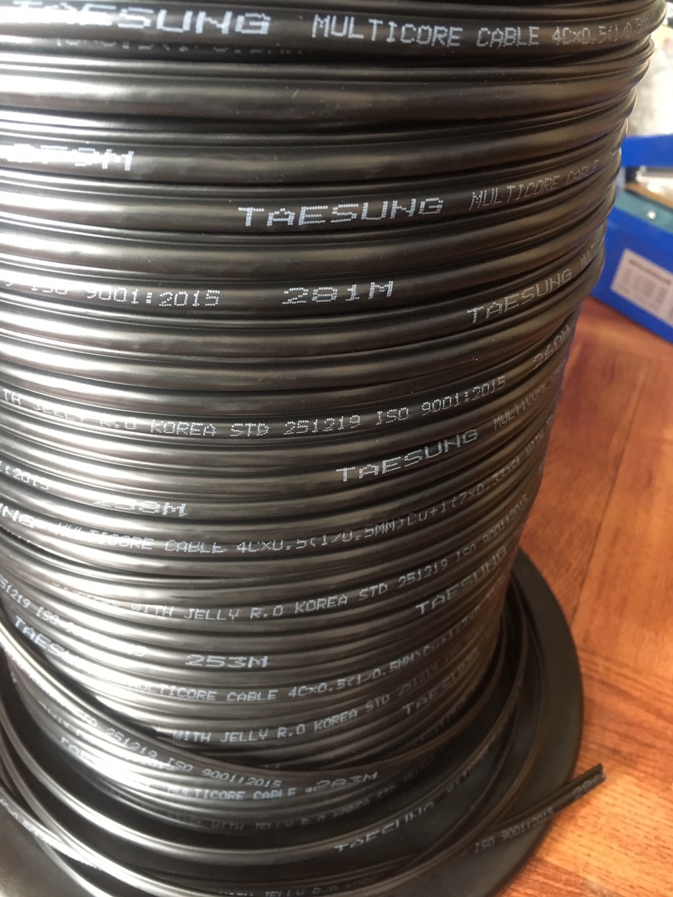 Dây Mạng Ngoài Trời Teasung 50m Có Cáp Chịu Lực