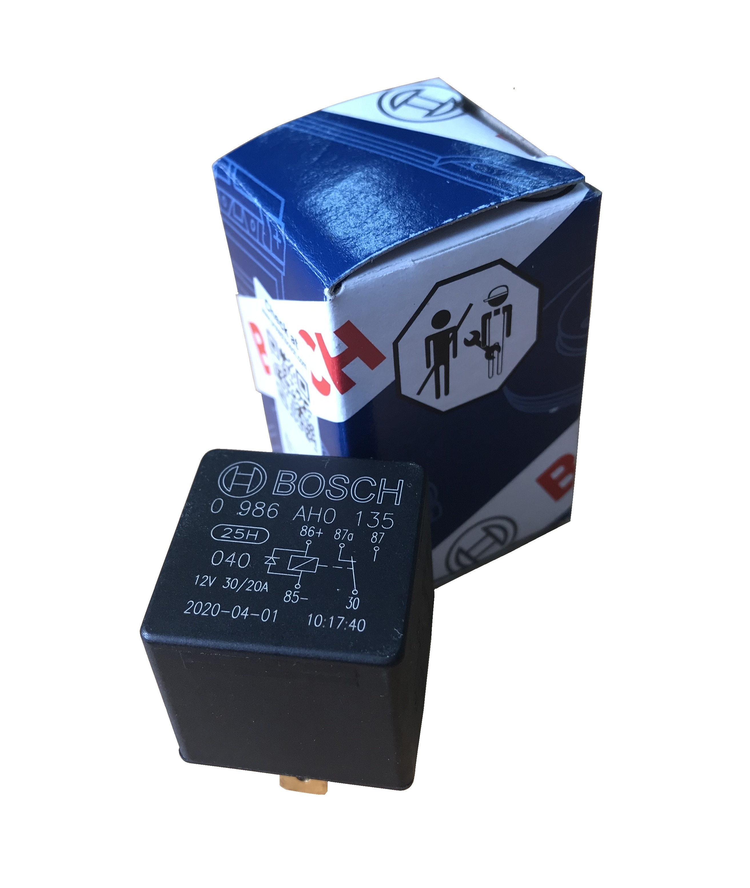 Relay 5 chân bosch 12v 30a/20a