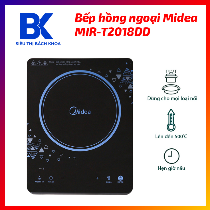 Bếp hồng ngoại midea mir-t2018dd