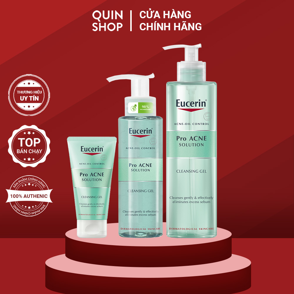 Sữa Rửa Mặt Ngừa Mụn Eucerin Pro Acne Solution Cleansing Gel