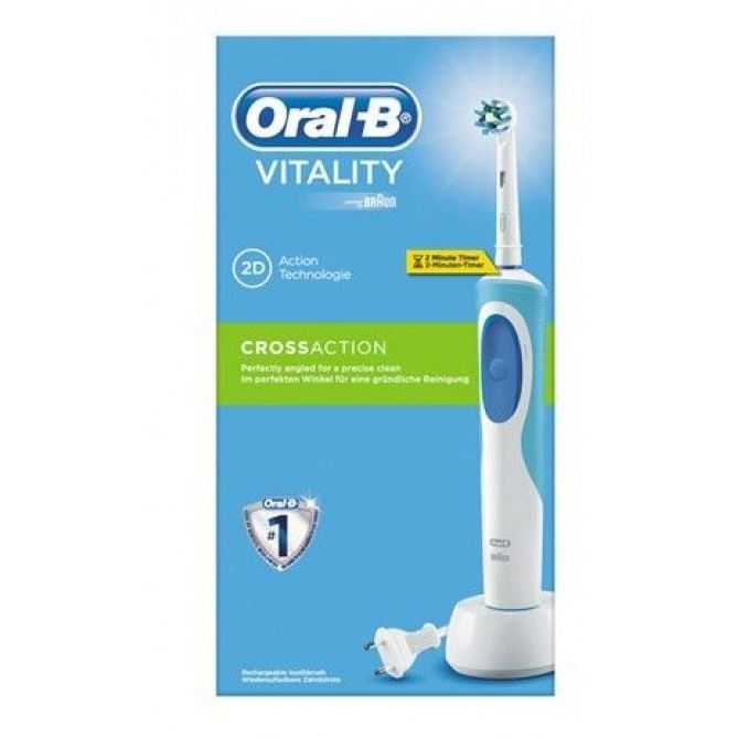 Bộ bàn chải điện Braun Oral-B Vitality Precision Clean và 3 đầu bàn chải thay thế bất kỳ