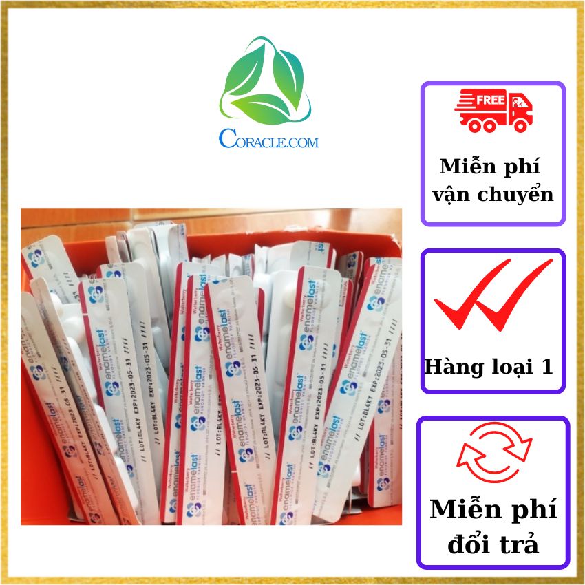 Gel bôi vecni MS0033 CORACLE Kem ngừa sâu răng Vecni Flour đỏ ngừa sún răng cho trẻ em và người lớn.