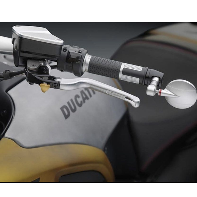 [HCM]Gương gù tròn kiểu rzm gắn theo màu xe Thanh Khang 006000792 (Trắng)