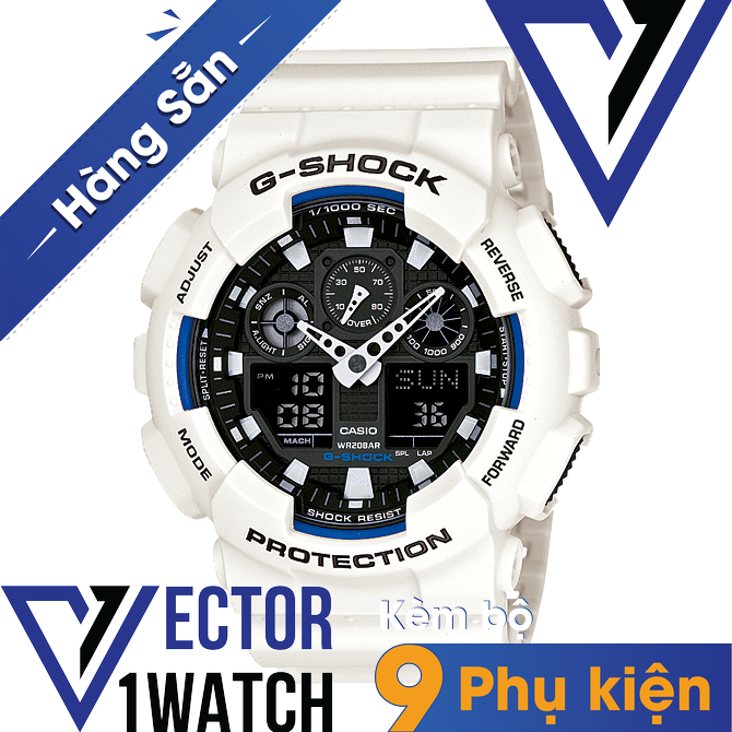 Đồng hồ thể thao nam nữ g-shock ga-100b-7a full phụ kiện