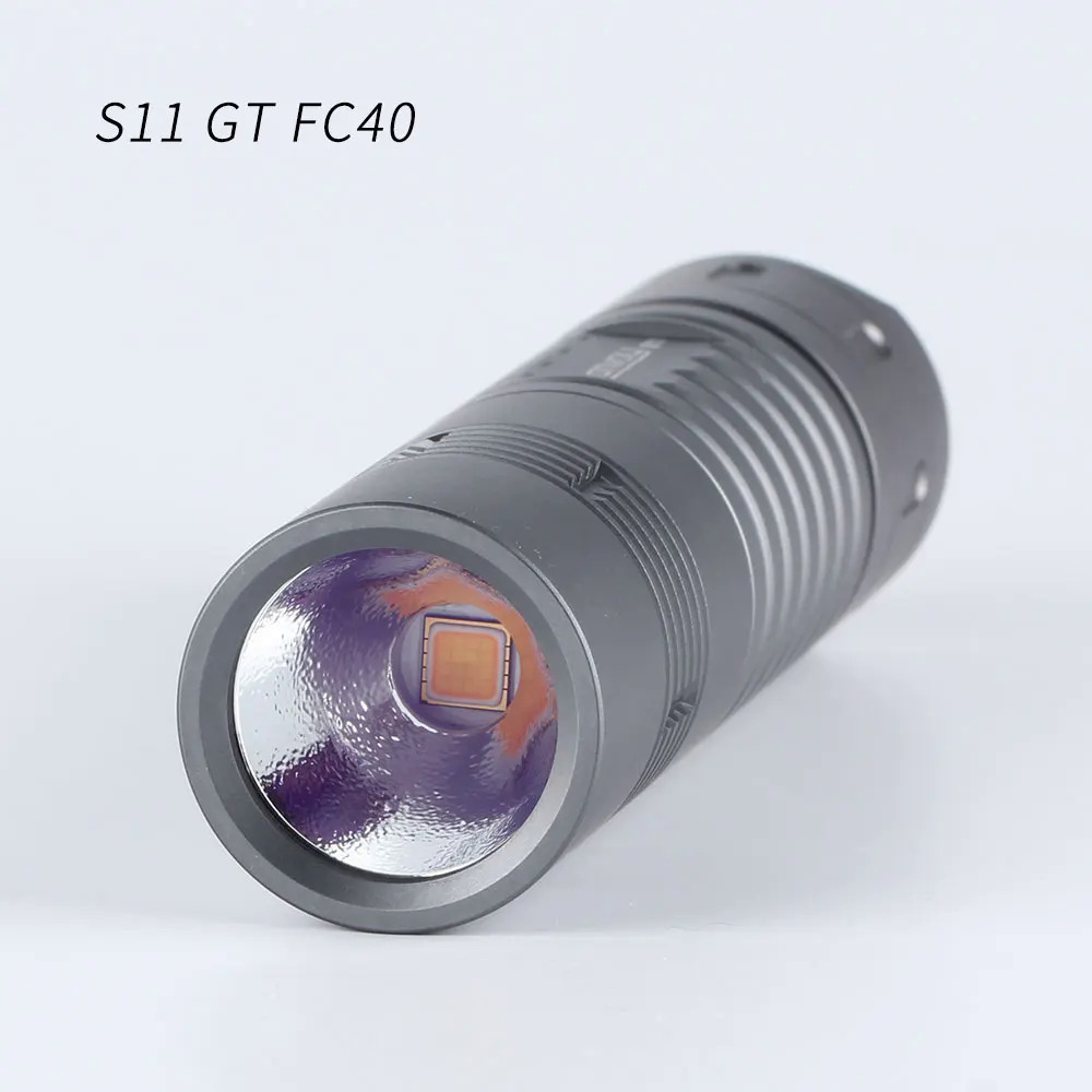 Convoy S11 GT fc40 cao màu vẽ 26650 đèn pin, floody ánh sáng