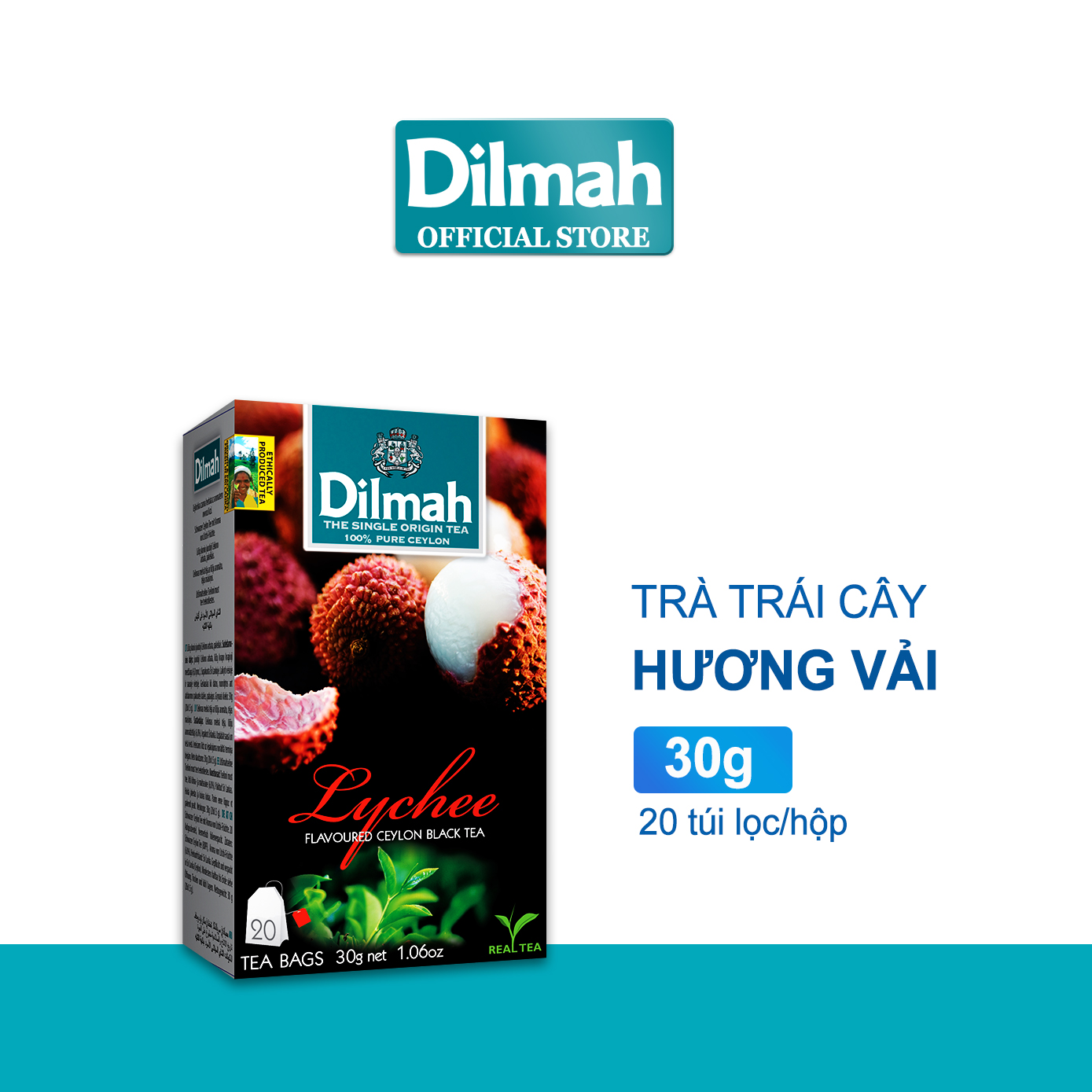 Trà dilmah hương vải 30g