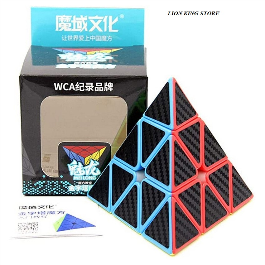 Rubik Carbon  Kim tự tháp, Rubik MoYu MeiLong 3x3, Rubik tam giác
