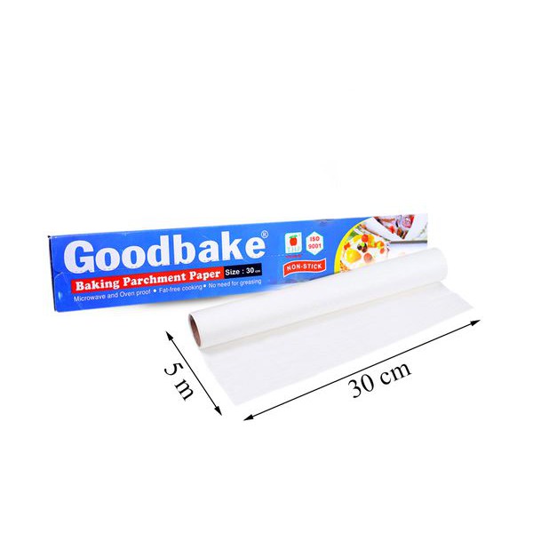 Giấy Lót Nướng Bánh 30Cm X 5M - Giấy Nến Chống Dính - Baking Paper Silicone Oven Baking Non Stick Kitchen