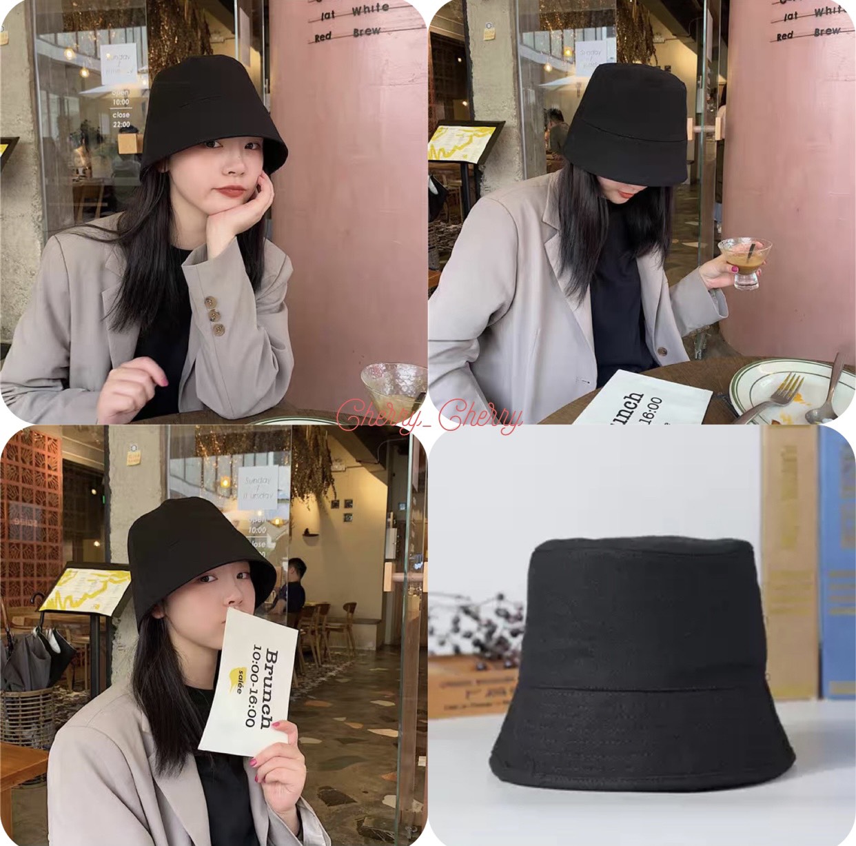 Mũ bucket nón vành trơn phong cách unisex
