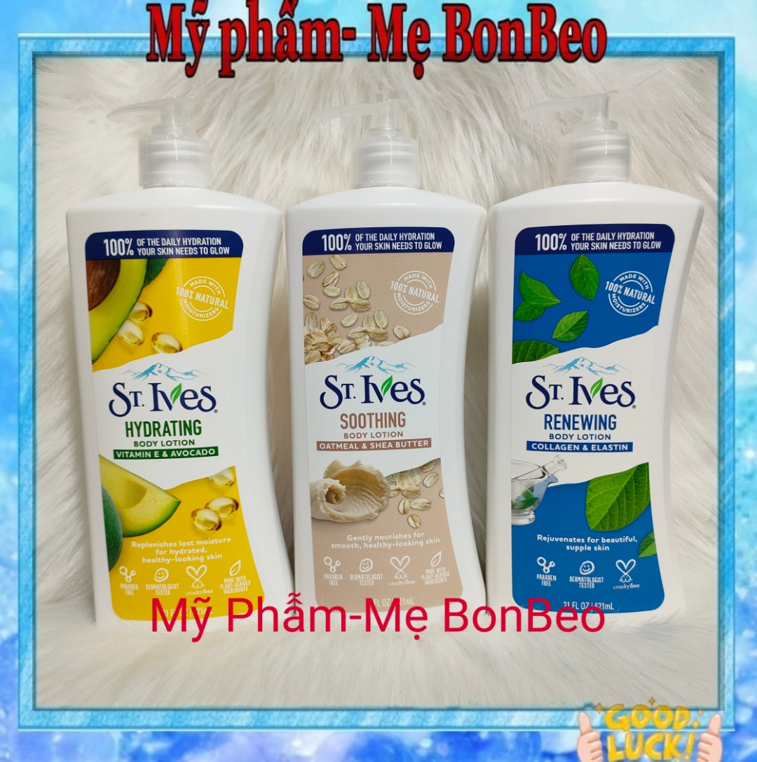 Sữa dưỡng thể toàn thân stives 621ml