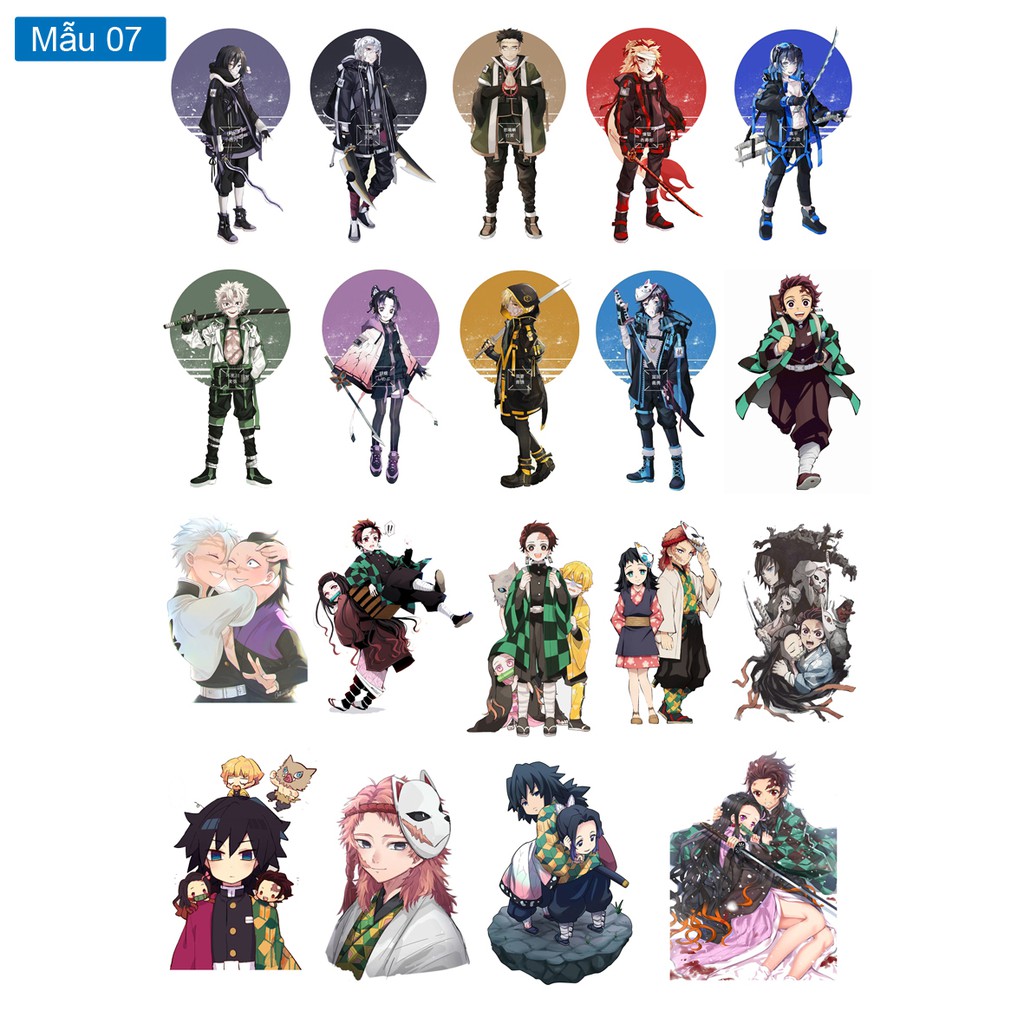 Sticker / Hình dán anime & Manga Kimetsu No Yaiba