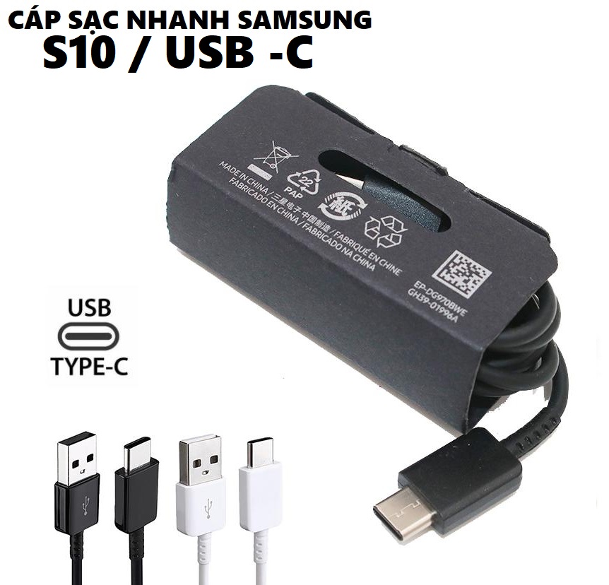 [HCM]Cáp sạc nhanh 3A dây Type C cho samsung S8S9S10S10+Ổn định pin an toàn