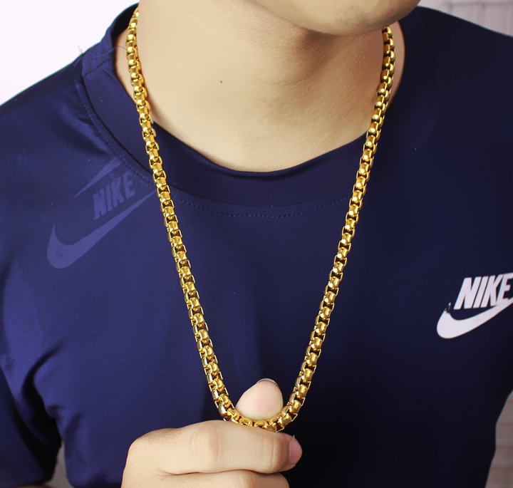 DÂY CHUYỀN NAM/ VÒNG CỔ NAM INOX MẠ VÀNG CAO CẤP DN164 - NAM TÍNH, THỜI TRANG