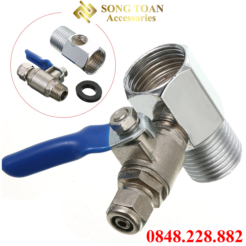Van chia máy lọc nước, Van chia bình lọc nước, bộ chia nước inox ống 8 10