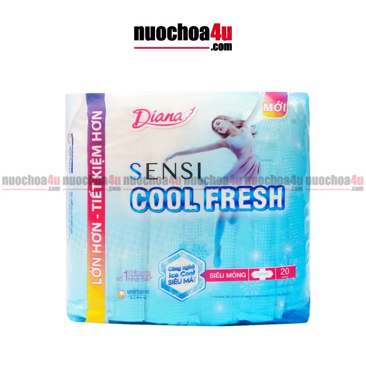 Băng vệ sinh Siêu Mỏng DIANA - Sensi Cool Fresh