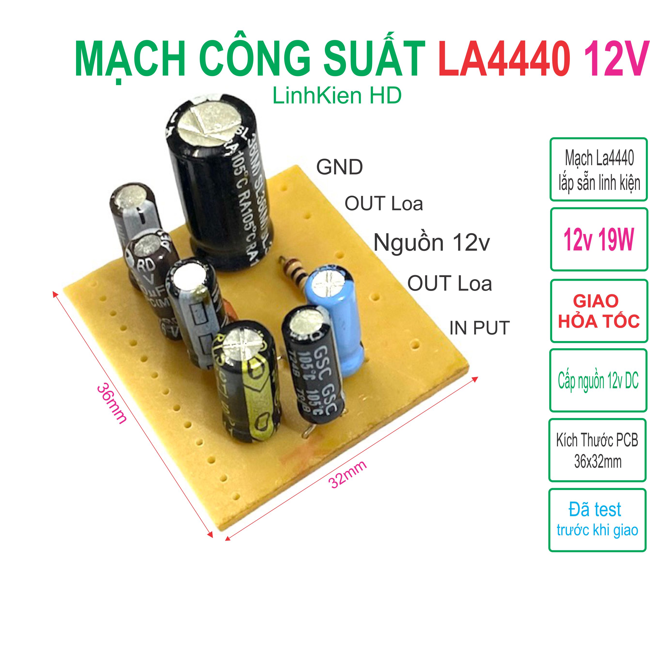 Bo mạch công suất la4440