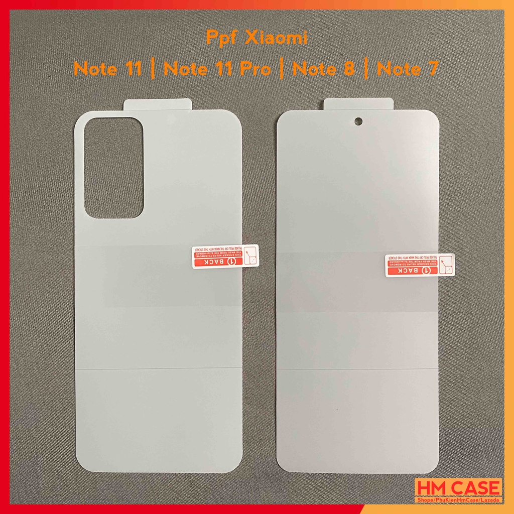Miến dán ppf redmi note 11 / note 11 pro / note 8 / note 8 pro / note 7, chống trầy xước 3 lớp