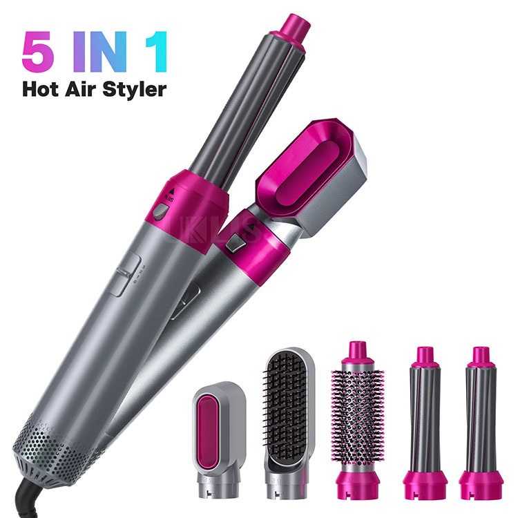 Máy tạo kiểu tóc đa năng 5 in 1, máy sấy tóc kiêm máy tạo kiểu tóc uốn, duỗi, là thẳng, làm phồng – hàng chính hãng