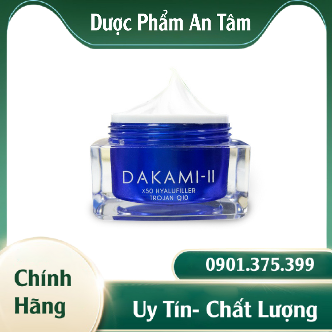 Combo 2 hộp kem dưỡng da dakami ii hàn quốc giúp da trắng hồng rạng rỡ giảm lão hóa da
