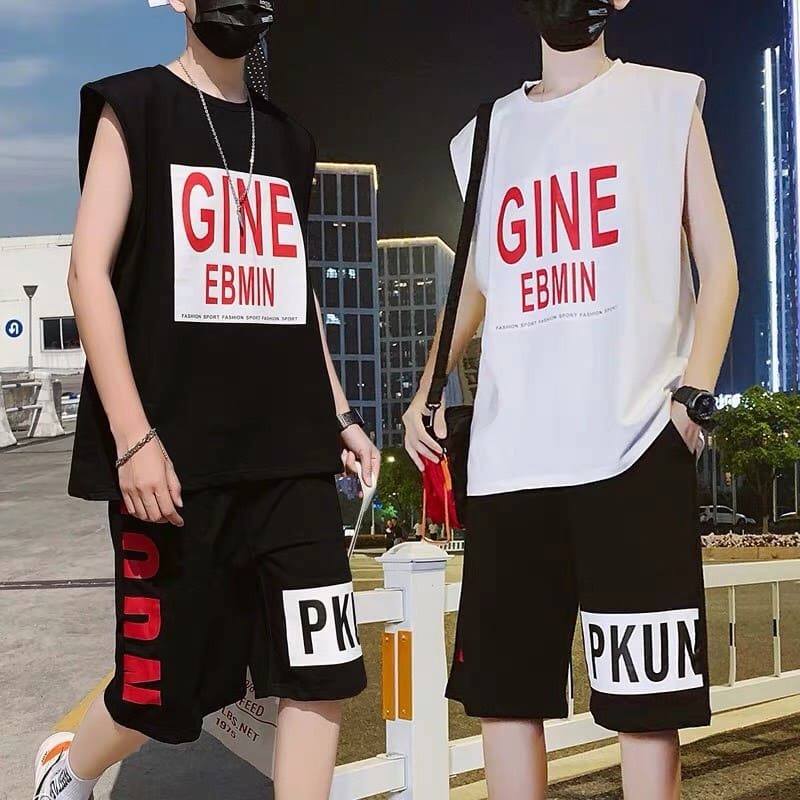 Đồ bộ thể thao nam siêu đẹp , Mặc ở nhà hay đi chơi đều đẹp - Bộ 3 lỗ tập Gym