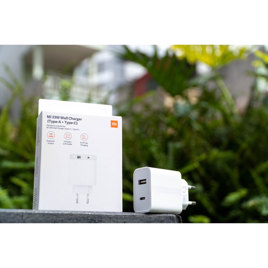 Củ sạc nhanh mi 33w wall charger ad332eu quốc tế