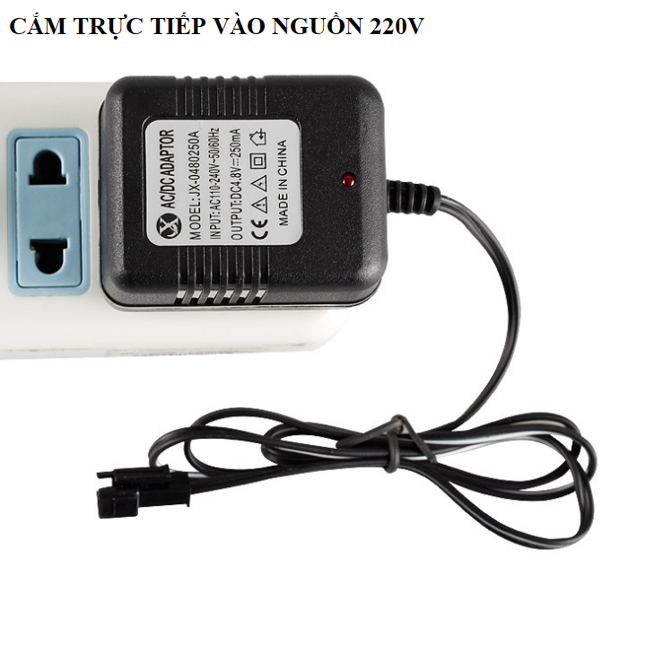 Củ sạc pin 4.8v cổng nối sm