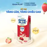 Combo 3 Thùng 24 hộp Sữa nước pha sẵn Nutifood GrowPLUS+ Vị Dâu Sữa hộp 180ml - Hỗ trợ phát triển cân nặng