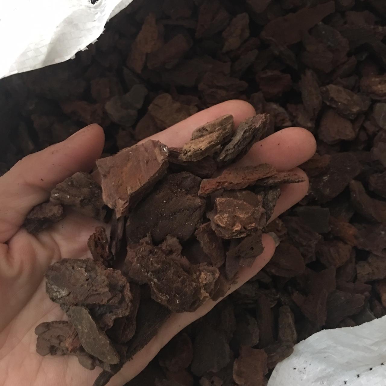 Vỏ thông trồng lan size 2-3 cm túi 1kg