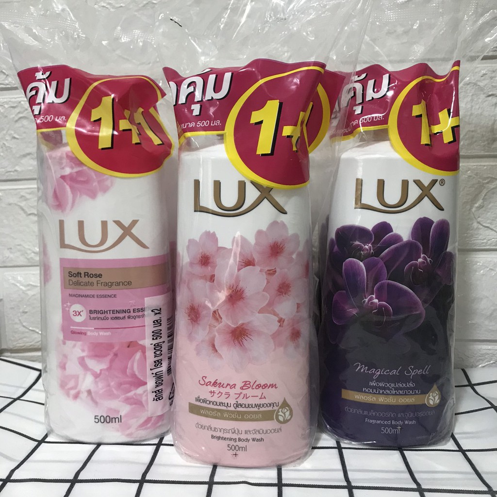 Combo 2 chai sữa tắm lux thái lan 500ml