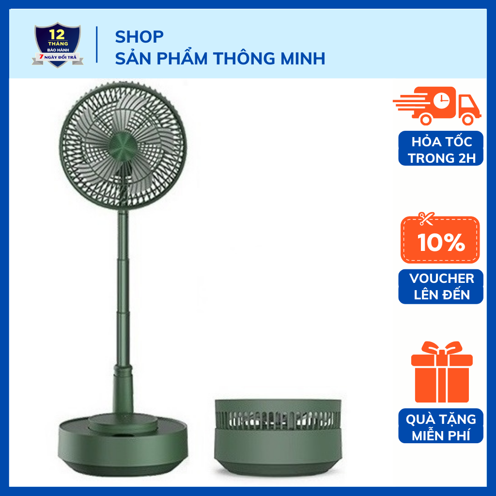 Quạt tích điện đa năng Edon 908 có phun sương tạo ẩm - Điều khiển từ xa - Dung lượng 8000 mAh - Sử dụng lên tới 12 giờ