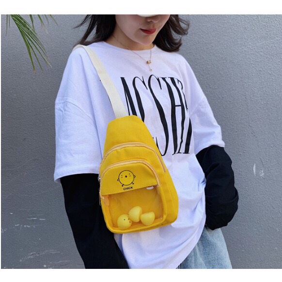 [HCM]Chéo Đeo Chéo Nam Nữ CHICK Chú Gà Con