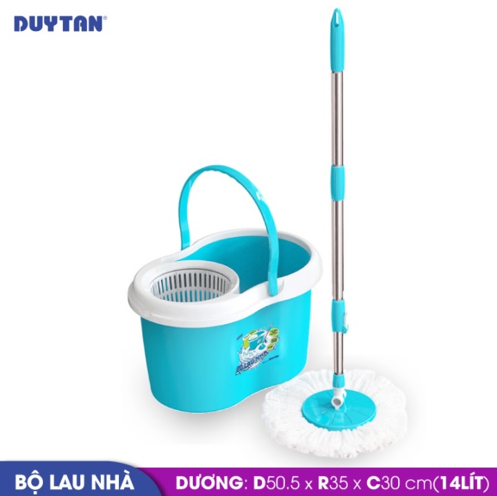 Bộ lau nhà nhựa duy tân 14 lít - 02331 - giao màu ngẫu nhiên