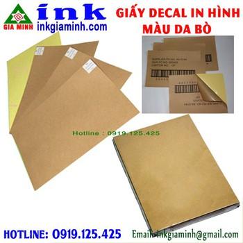 [HCM]Combo 5 xấp giấy Kraft tự dính khổ A4 - 1 Xấp 100 tờ
