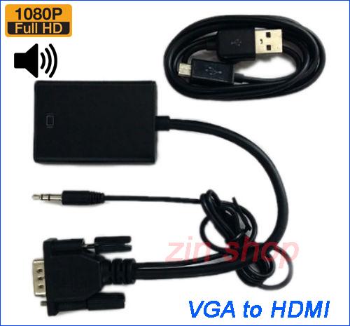 Chuyển đổi tín hiệu hình ảnh cổng VGA sang HDMI chất lượng cao