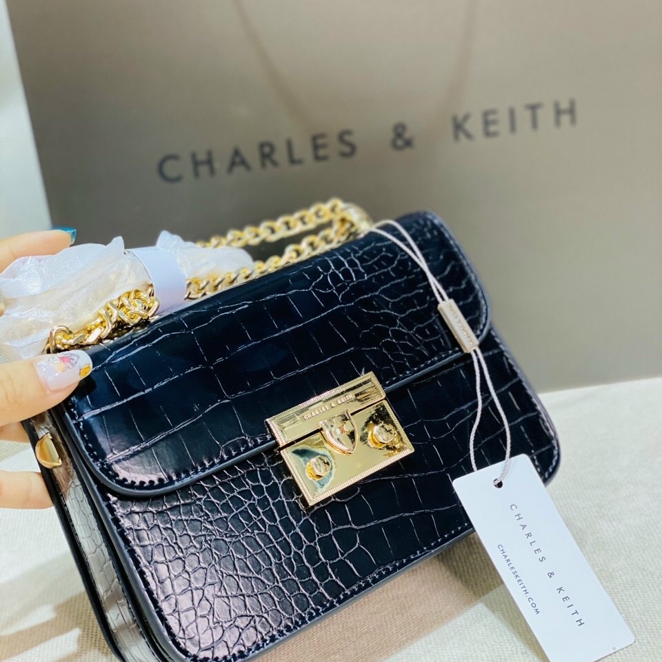 TÚI ĐEO CHÉO MINI - CK2-80700972 cnk mẫu mới màu green