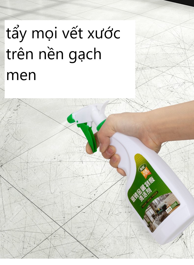 Dung dịch xoá vết xước gạch sàn nhà gạch men inox cao cấp 500ml