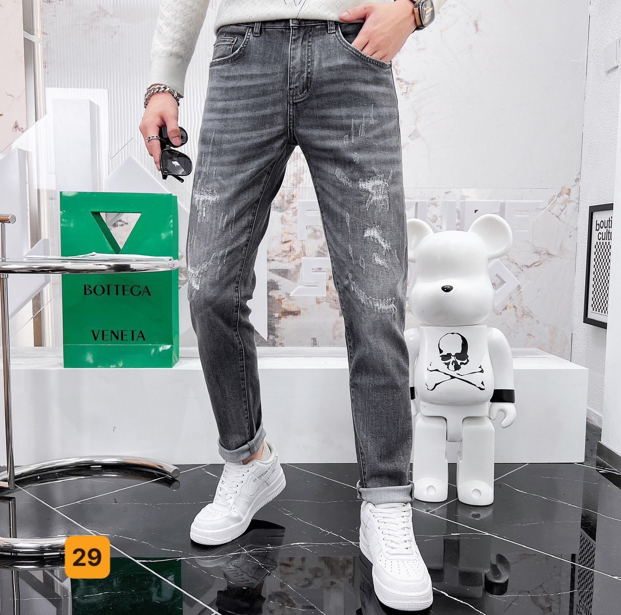 [HCM]Quần Jean Nam Jean Nam Đẹp Quần Bò Nam Rách Chất Vải Đẹp Phom Dáng Body Không Xù Không Bai Màu ( Hình Thật Có Kèm Video) Thời Trang Phong Cách DG-SHOP MS4000
