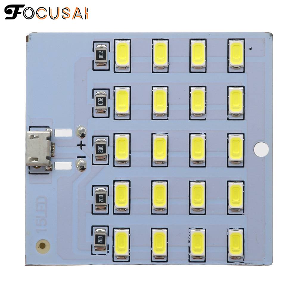 5730 Smd 5V ~ 470mA 430mA Bảng LED chiếu sáng Bảng Đèn LED Siêu Nhỏ USB FocusAi 5730 Màu Trắng Đèn Ngủ Khẩn Cấp