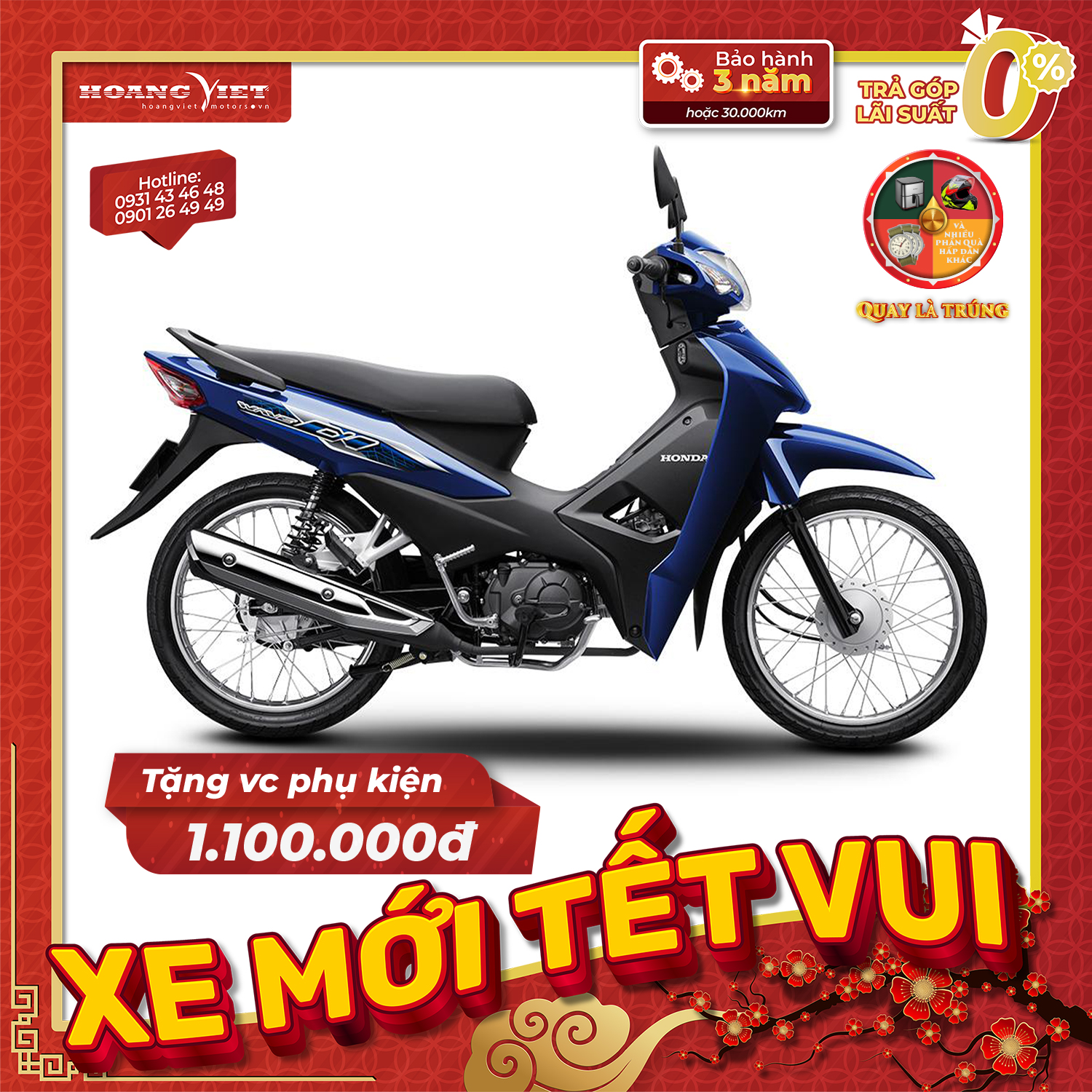 Xe Máy Honda Wave ALPHA phiên bản tiêu chuẩn 2024