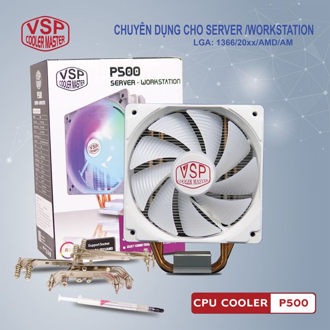 Tản nhiệt cpu vsp cooler master p500 sync led rgb