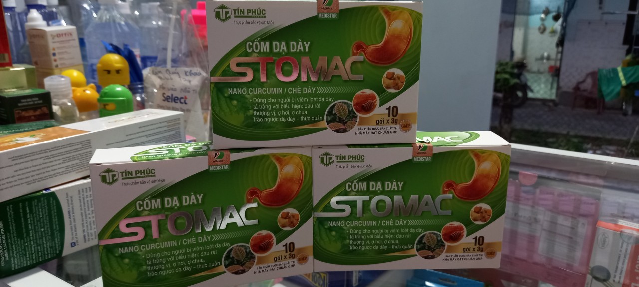 Cốm dạ dày Stomac - Dùng cho người viêm loét đau Dạ dày tá tràng cấp và mãn tính