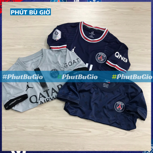 [CAO CẤP] Bộ Quần Áo Thể Thao Đá Banh Bóng Đá CLB PSG/ PARI / PARIS Chất Polyester - Phút Bù Giờ Sports