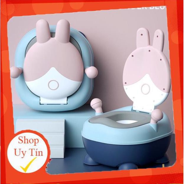 Bô vệ sinh thỏ cao cấp dành cho bé cực đáng yêu cho bé trai bé gái trẻ em